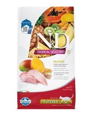 Farmina N&D Cat Tropical Selection Neutered Chicken Per Gatti Sterilizzati 300g-1