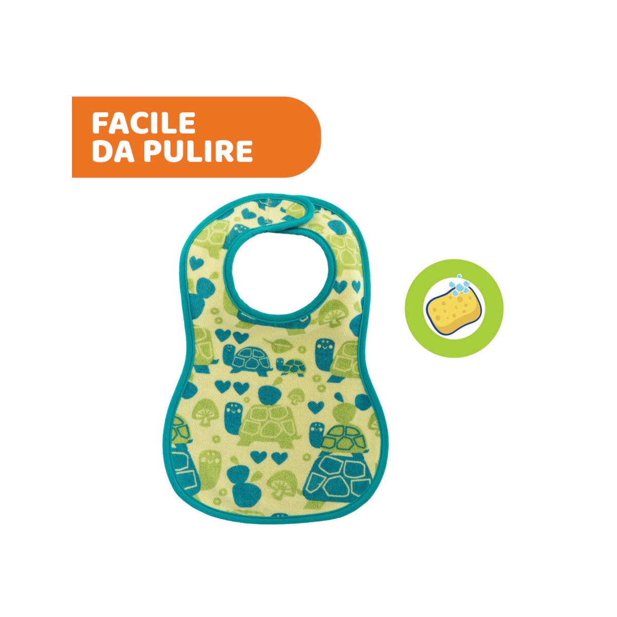 Chicco Bavaglini Easy Meal 6+ Mesi 2 Pezzi-1