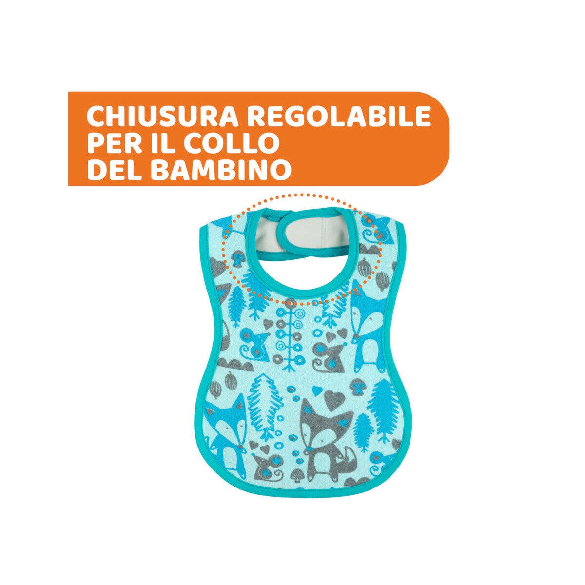 Chicco Bavaglini Easy Meal 6+ Mesi 2 Pezzi-3