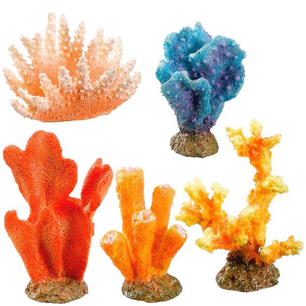 Ferplast Blu 9179 Aqua Mini 3 Articoli In Resina Per Decorazione Acquari-3