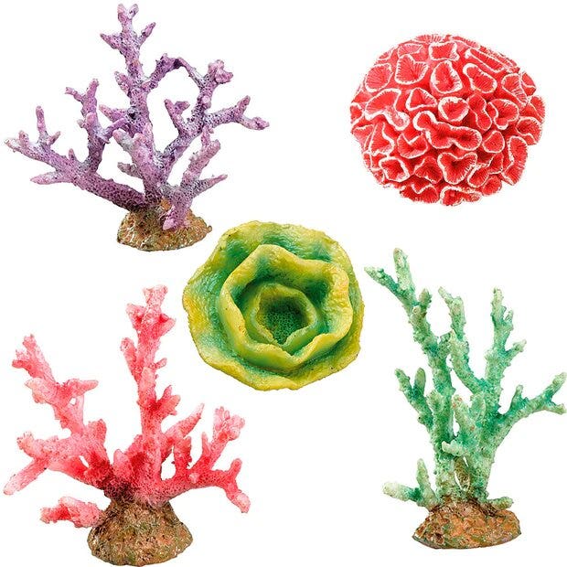 Ferplast Blu 9179 Aqua Mini 3 Articoli In Resina Per Decorazione Acquari-4