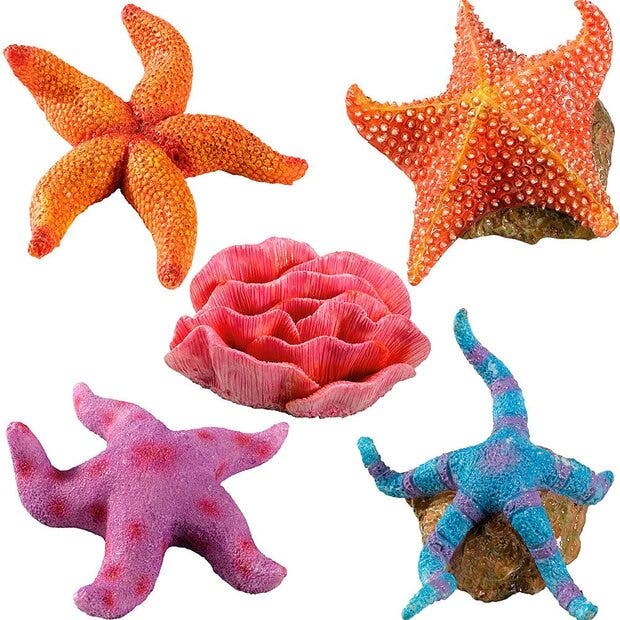 Ferplast Blu 9179 Aqua Mini 3 Articoli In Resina Per Decorazione Acquari-1