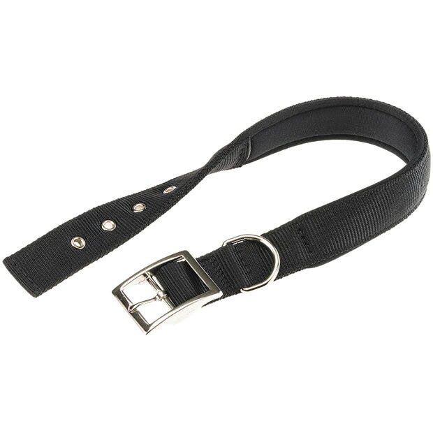 Ferplast Daytona C Collare In Nylon Con Soffice Imbottitura Nero Per Cani C30/55-1