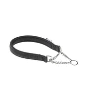 Ferplast Daytona CSS Collare Semistrangolo Nylon Soffice Imbottitura Nero Per Cani CSS20/50-1