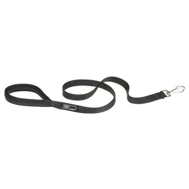 Ferplast Daytona G Guinzaglio In Nylon Impugnatura Imbottita E Porta Sacchetti Igienici Nero Per Cani G25/120-1