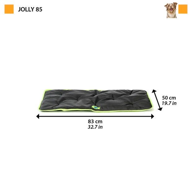 Ferplast  Jolly 85 Materassino Per Cani Tessuto Tecnico Nero 83 x 50 cm-2