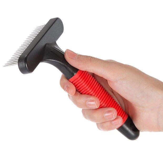 Ferplast GRO 5872 Pettine A Rastrello Con Denti Rotanti Per Cani Pelo Medio E Lungo-2