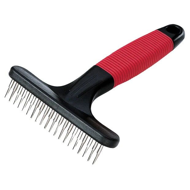 Ferplast GRO 5872 Pettine A Rastrello Con Denti Rotanti Per Cani Pelo Medio E Lungo-1