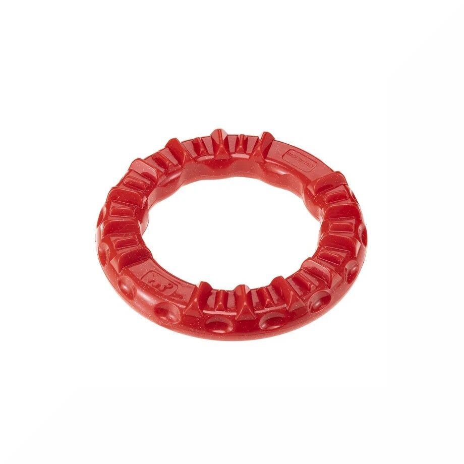 Ferplast Smile Ring Gioco Dentale Anello Taglia Medium Rosso Per Cani-1