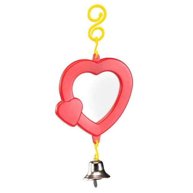 Ferplast Specchietto A Cuore Con Campanello Per Uccelli PA4212-1