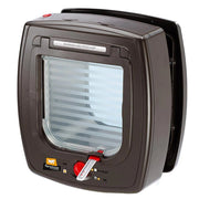 Swing Microchip Portina Per Gatti Con Sistema D'apertura A Microchip Colore Marrone-1