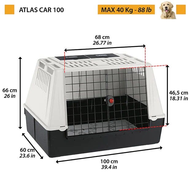 Ferplast Atlas Car Trasportino auto Per Cani Taglia 100-1