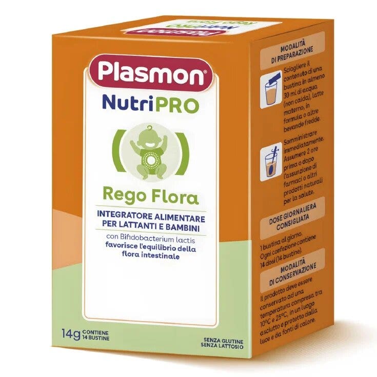 Plasmon Nutripro Rego Flora Integratore Alimentare 14 Bustine-1