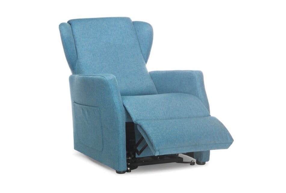 Mopedia Poltrona Elevabile Ninfea con Roller 4 Ruote 50mm PO401 Grigio-3