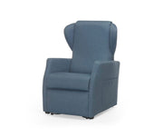 Mopedia Poltrona Elevabile Ninfea con Roller 4 Ruote 50mm PO401 Blu-1