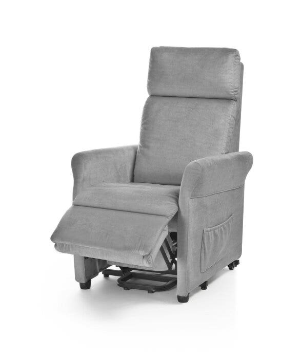 Mopedia Poltrona Elevabile Chloe PO403 Grigio Perla-1