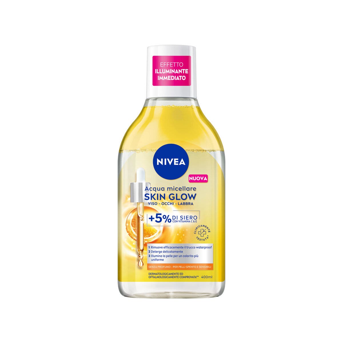 Nivea Acqua Micellare Bifase Skin Glow 400ml-1
