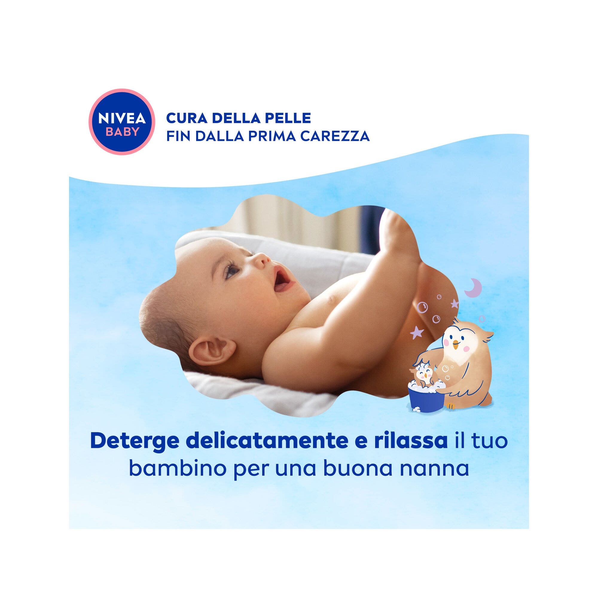 Nivea Baby Gel Doccia Dolce Nanna Dai Capelli Ai Piedini 200ml Detergente Neonato Corpo E Capelli-5