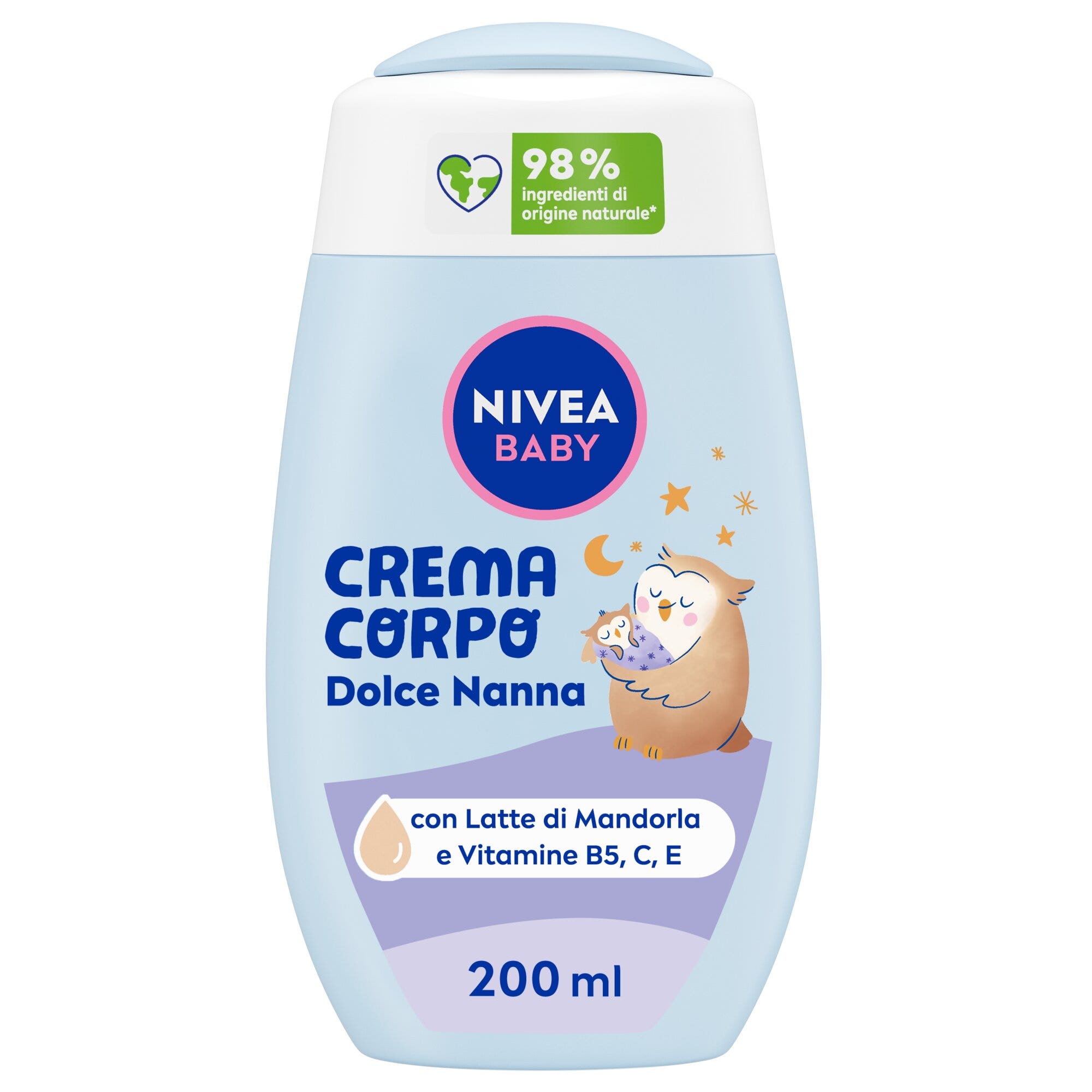 Nivea Baby Crema Corpo Dolce Nanna 200ml Crema Bambini Corpo Per Una Pelle Nutrita E Protetta-2