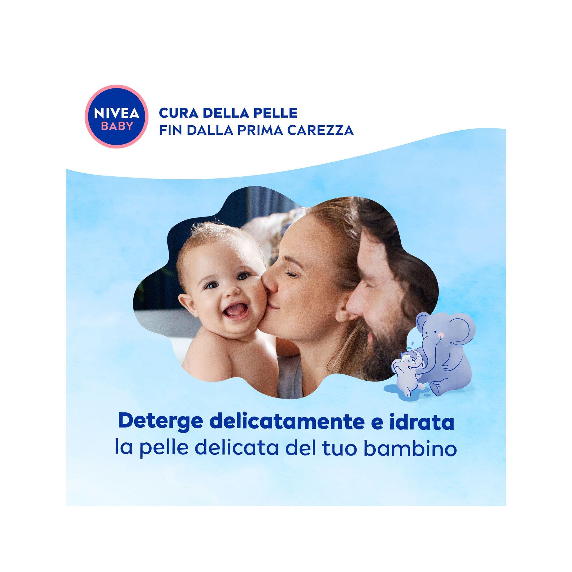 Nivea Baby Bagnetto Delicato 450 ml Detergente Neonato Per Una Detersione Delicata E Idratante-4