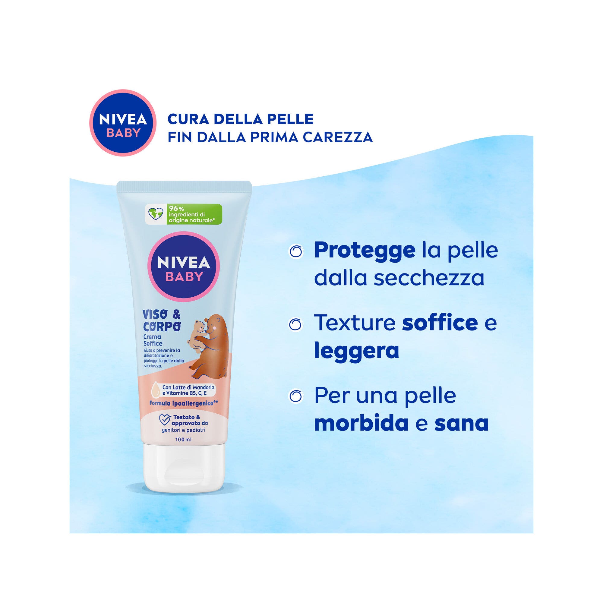 Nivea Baby Viso E Corpo Crema Soffice 100ml-5