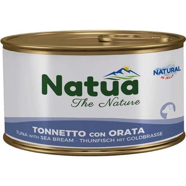 Natua Natural Adult Jelly Tonnetto Con Orata Cibo Umido Per Gatto Adulto Lattina 85g-1