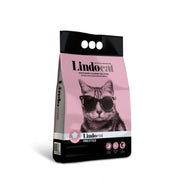Lindocat Prestige Lettiera Per Gatti Agglomerante Bianca Profumo di Talco 5L-1