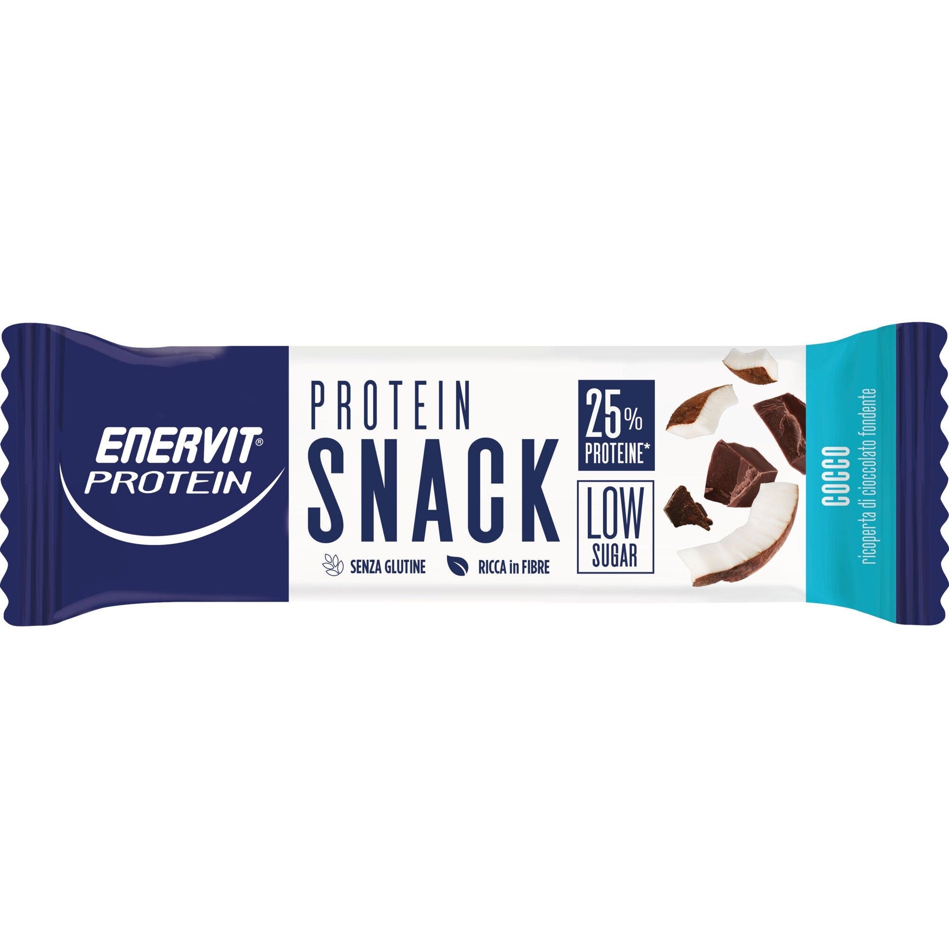 Enervit Proten Snack Al Cocco Low Sugar 8 Barrette Da 27g-1