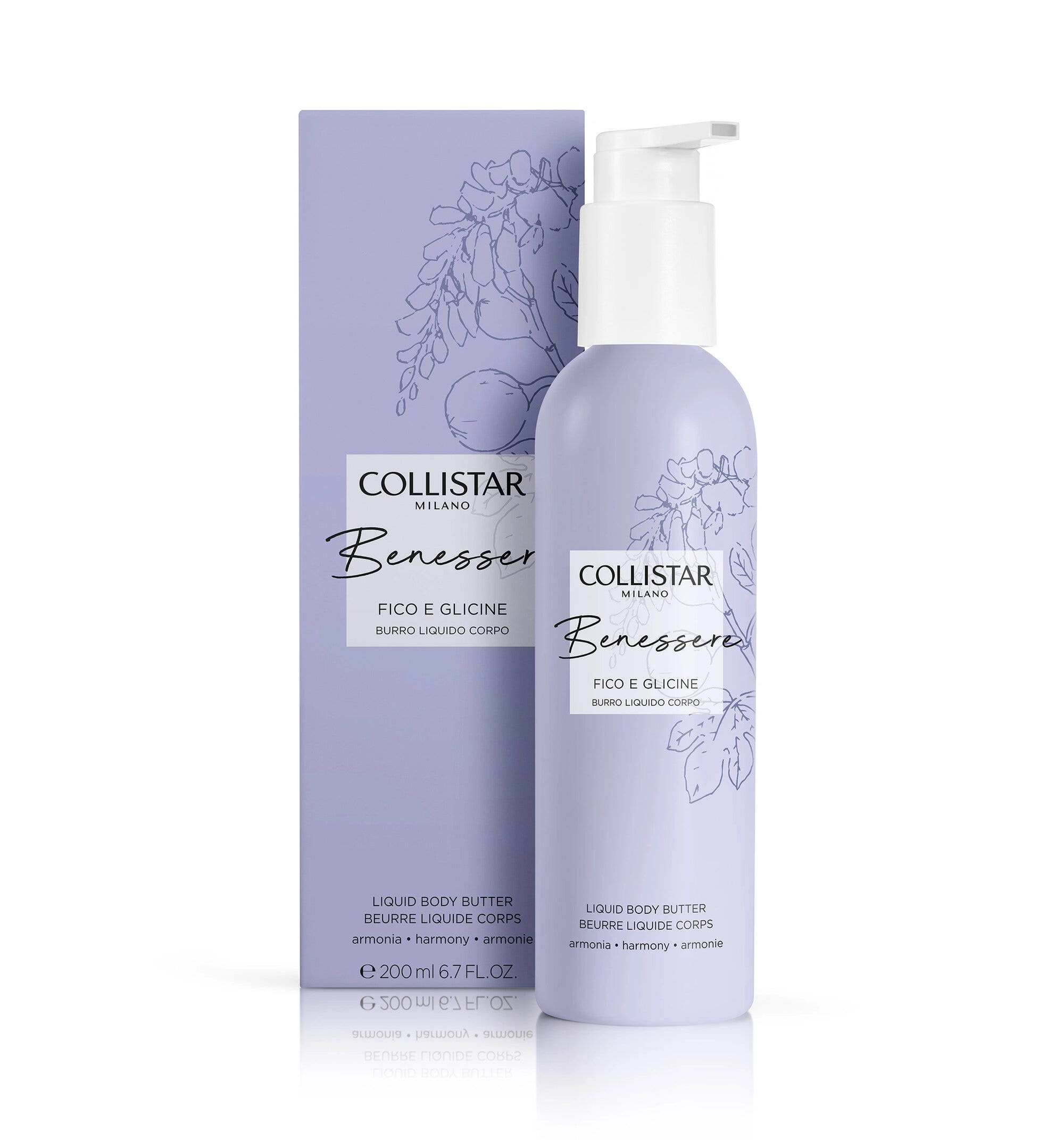 Collistar Benessere Fico E Glicine Burro Liquido Corpo 200ml-2