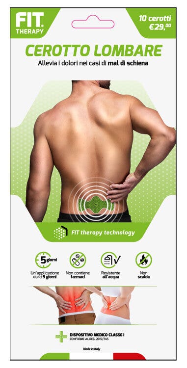 Fit Therapy Cerotto Lombare 10 Pezzi-1