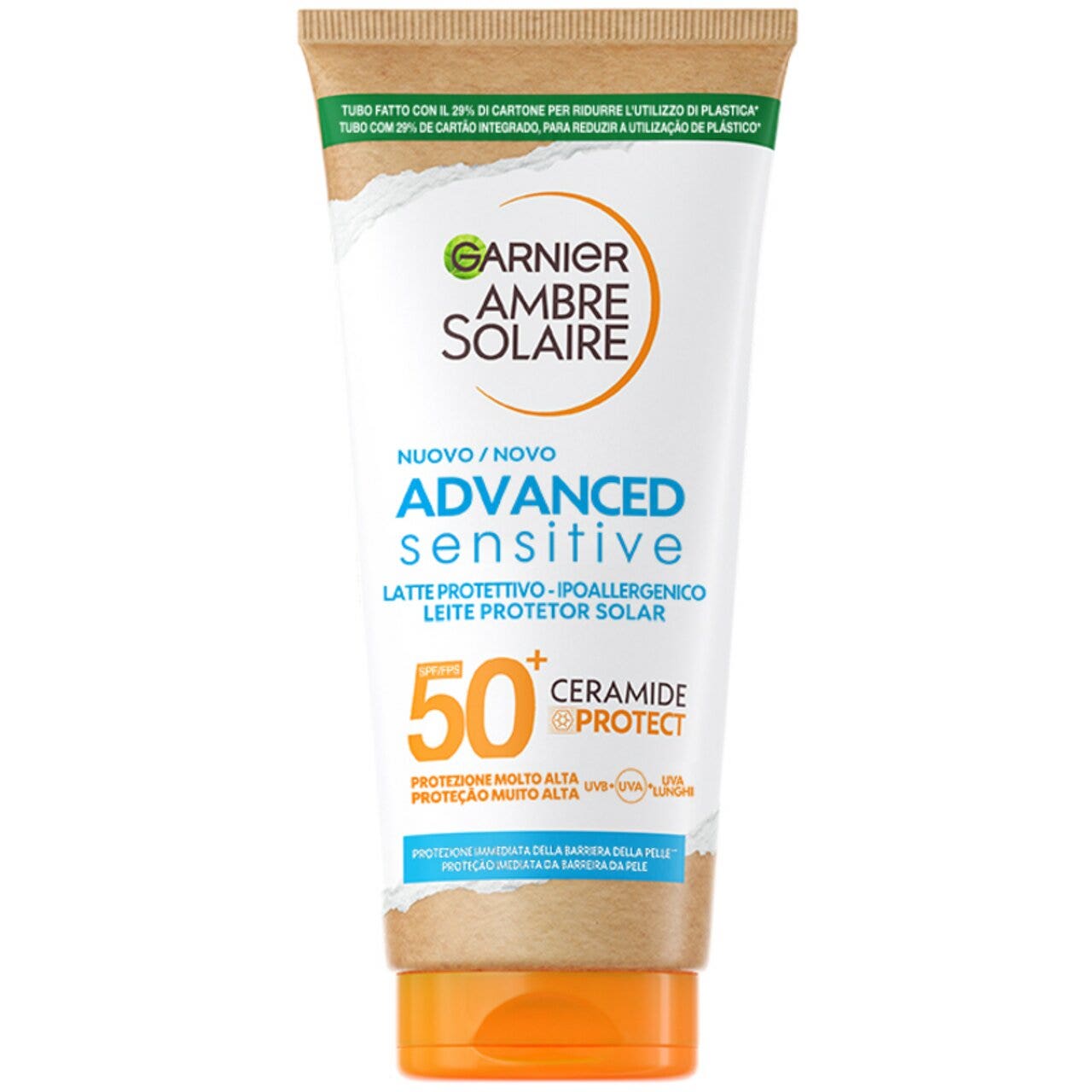 Garnier Ambre Solaire Advanced Sensitive Ceramide Protect Latte 175ml SPF50+-1