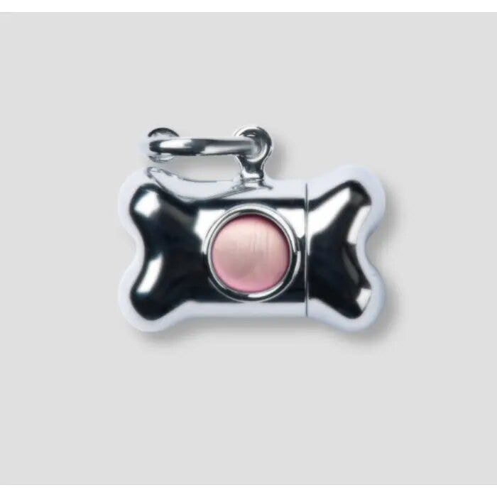 United Pets Bon Ton Nano Collezione Chrome Colore Argento Porta Sacchettini Igienici-2