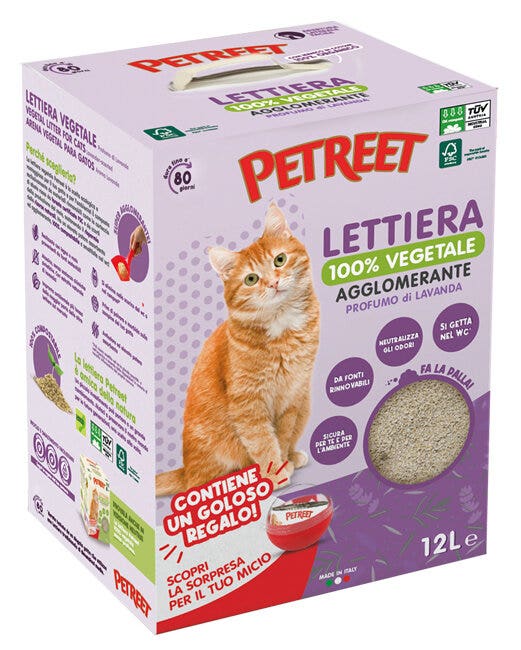 Petreet Lettiera Vegetale Lavanda 12 Litri-1