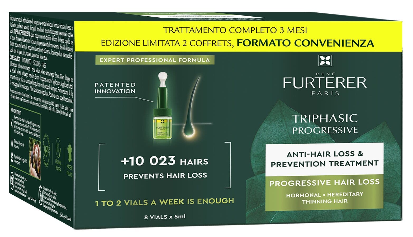 Rene Furterer Triphasic Progressive Trattamento Contro La Caduta Dei Capelli Progressiva 2x8 Flaconi-1