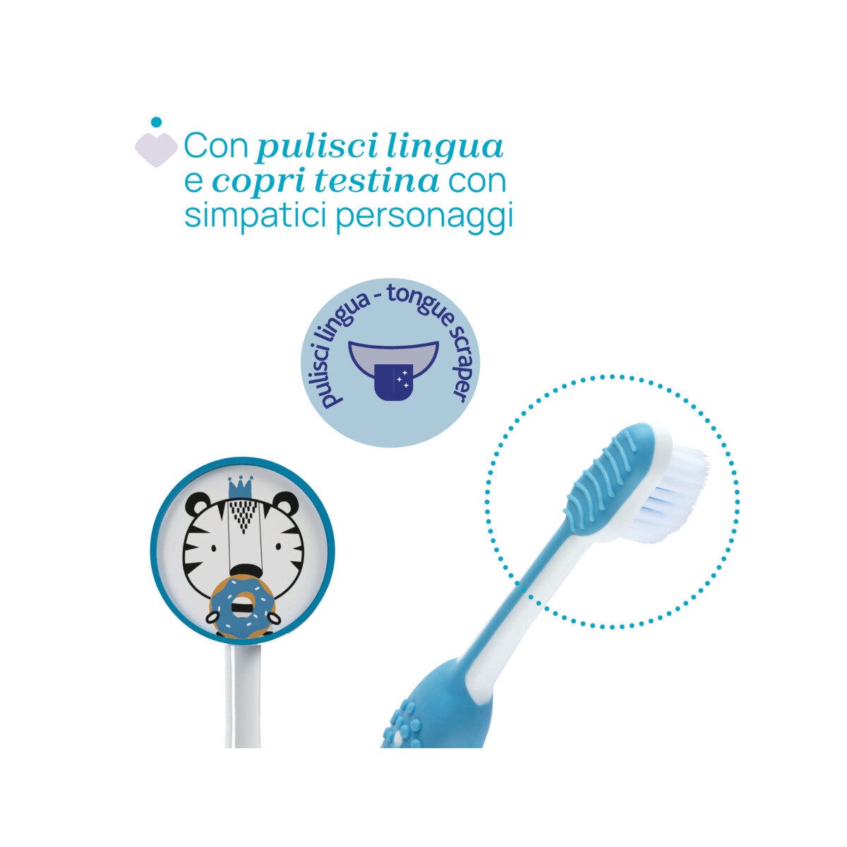 Chicco Spazzolino 3-6 Anni Tigre 1 Pezzo-4