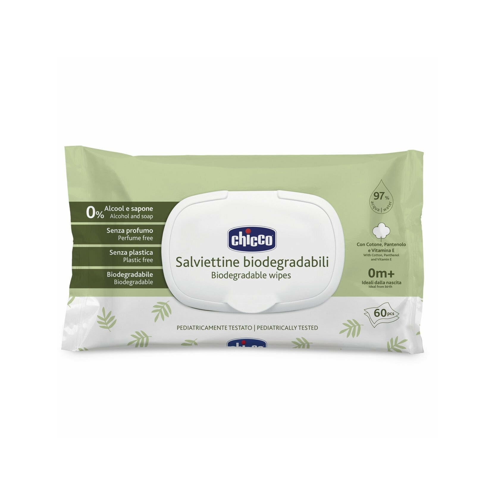 Chicco Salviettine Biodegradabili 60 Pezzi-6
