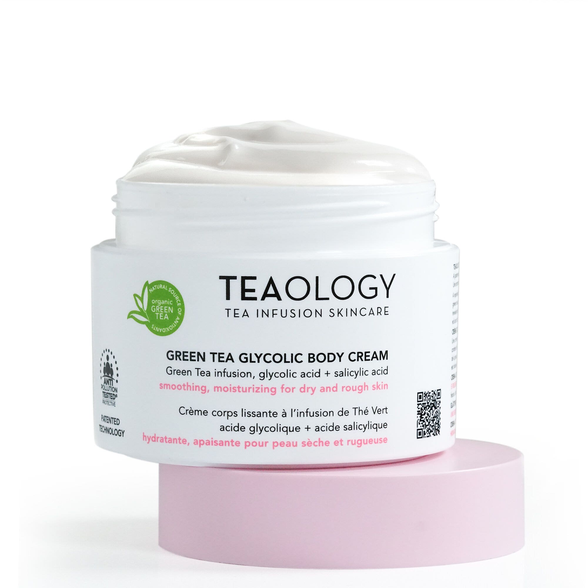 Teaology Green Tea Glycolic Body Cream 260ml-3