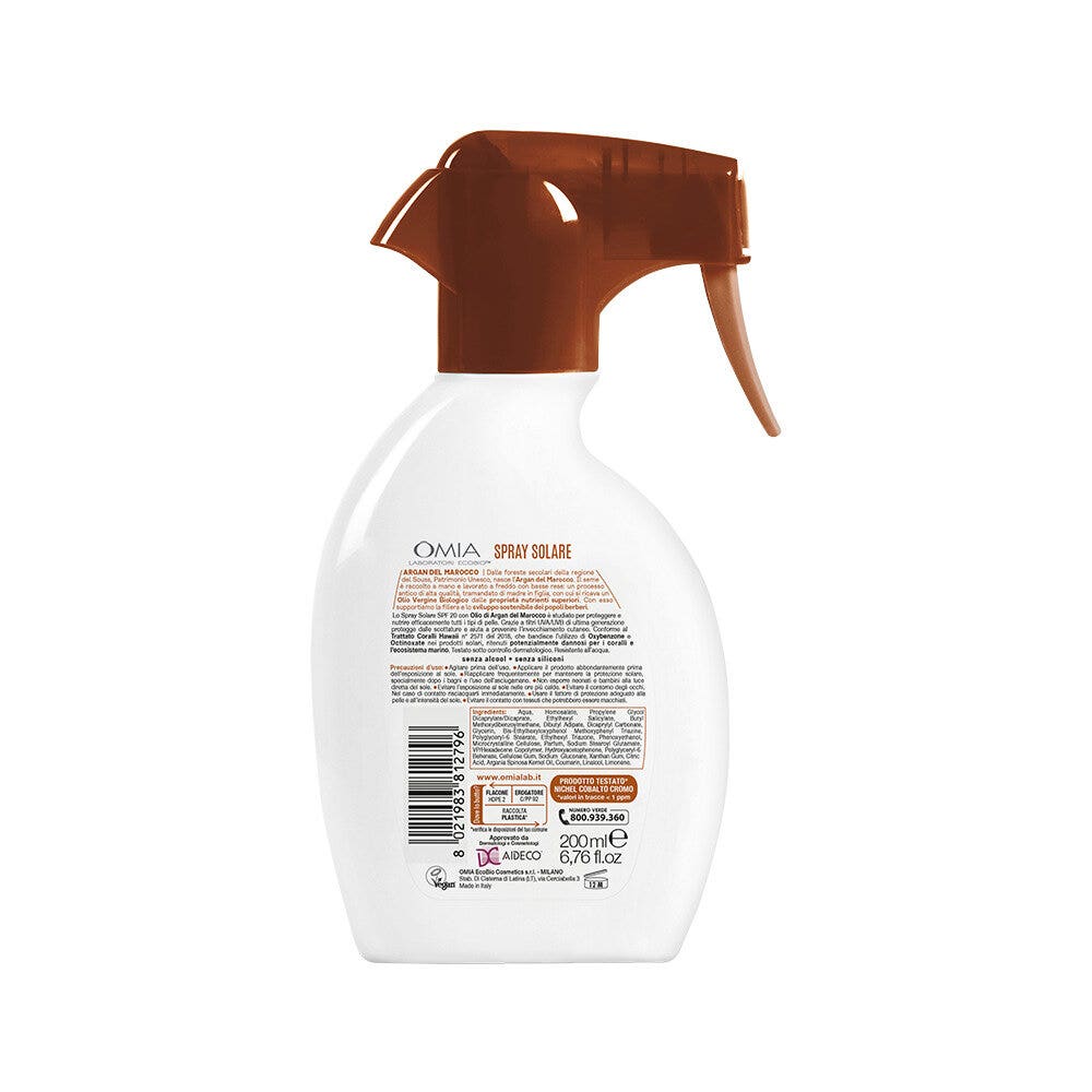 Omia Ecobio Argan Del Marocco Spray Solare SPF20 200ml-2