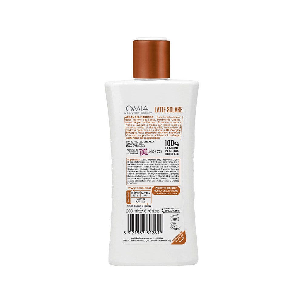 Omia Ecobio Argan Del Marocco Latte Solare SPF30 200ml-2