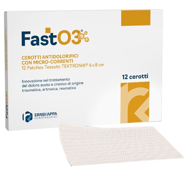 Cerotti Antidolorifici Fasto3 6x8cm 12 Pezzi-0