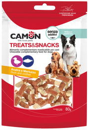 Bocconcini Anatra e Merluzzo per Cani 80g
