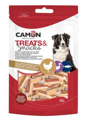 Bocconcini Pollo Anatra Merluzzo per Cani 80g