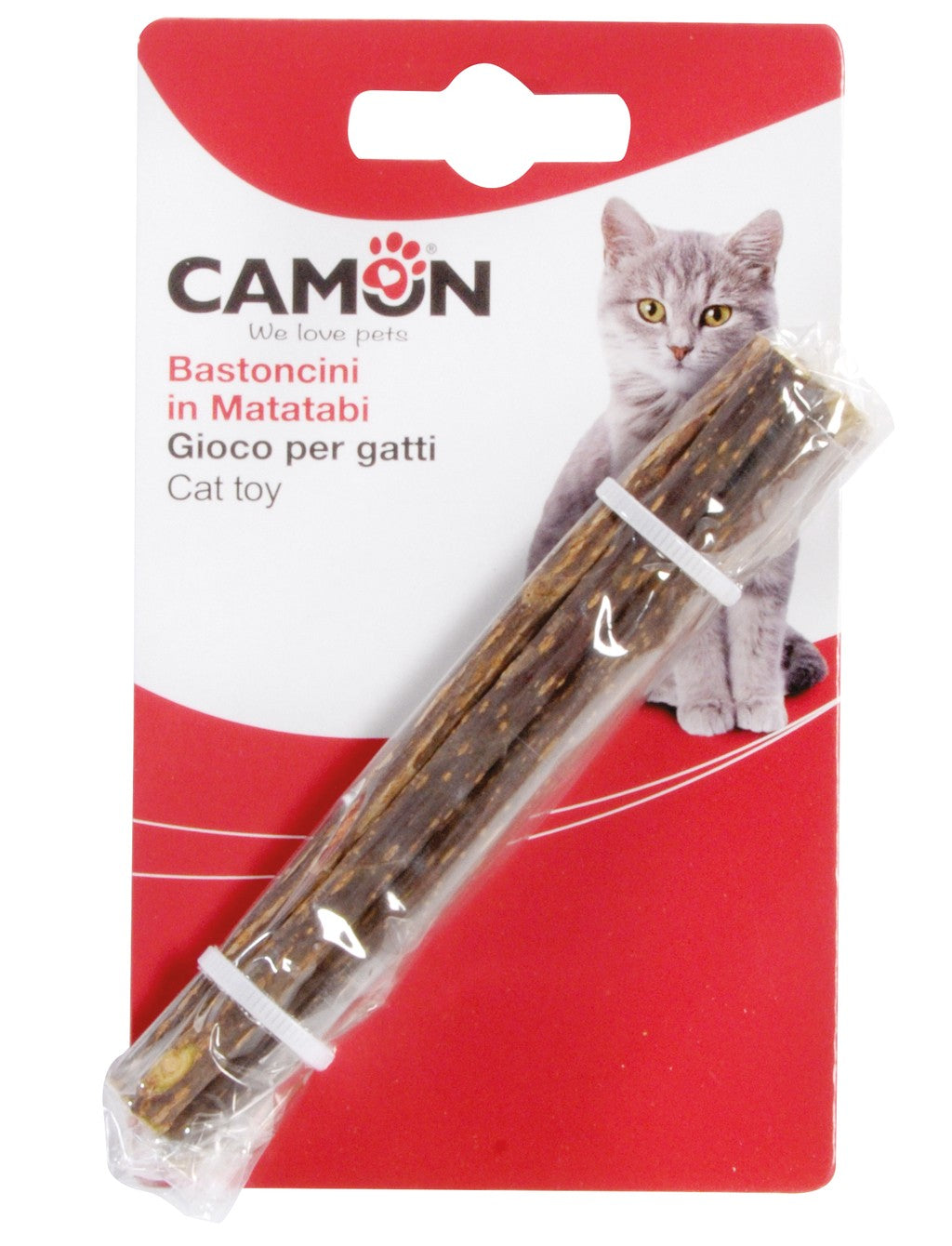 Gioco per Gatto Bastoncini Matatabi 5 Pezzi