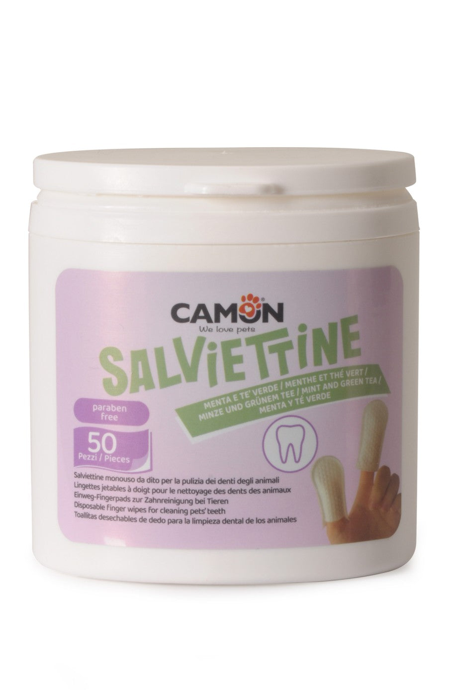 Salviettina da Dito Pulizia Denti 50 Pezzi