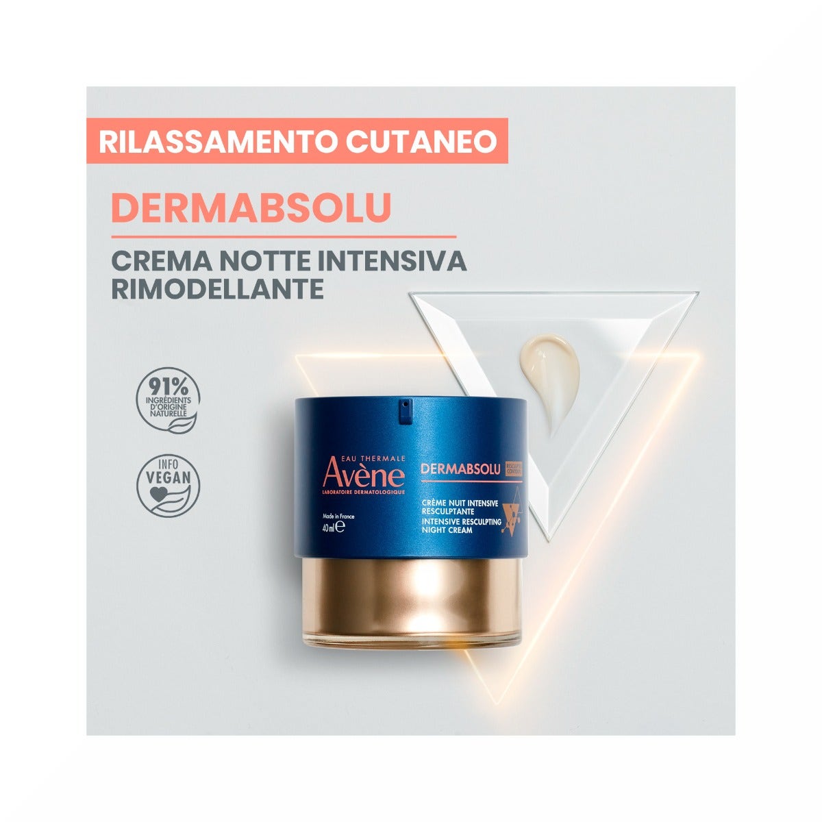 Eau Thermale Avene Dermabsolu Crema Notte Intensiva Rimodellante Anti-Età 40ml-4