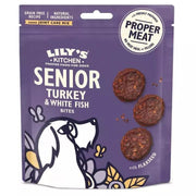 Lily's Kitchen Senior Turkey and White Fish Bites Snacks Dog 70g-1