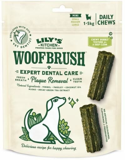 Lily's Kitchen Woofbrush Natural Dental Chew Mini Multipack 10x13g-1