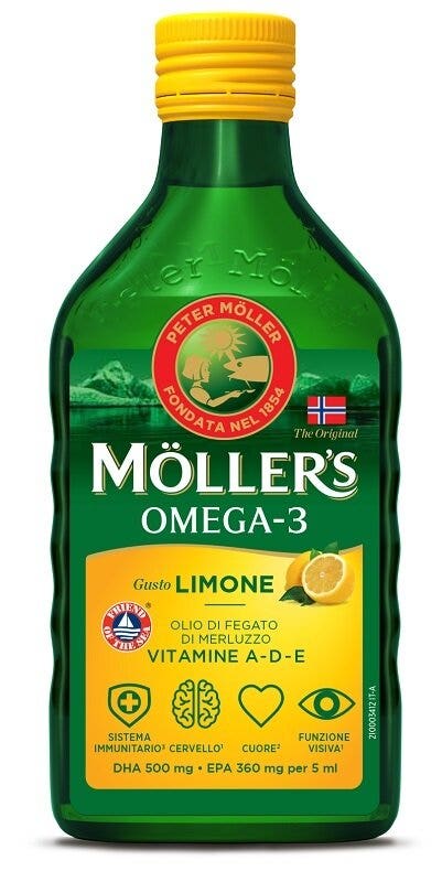 Moller's Omega 3 Olio Di Fegato Di Merluzzo 250ml-1