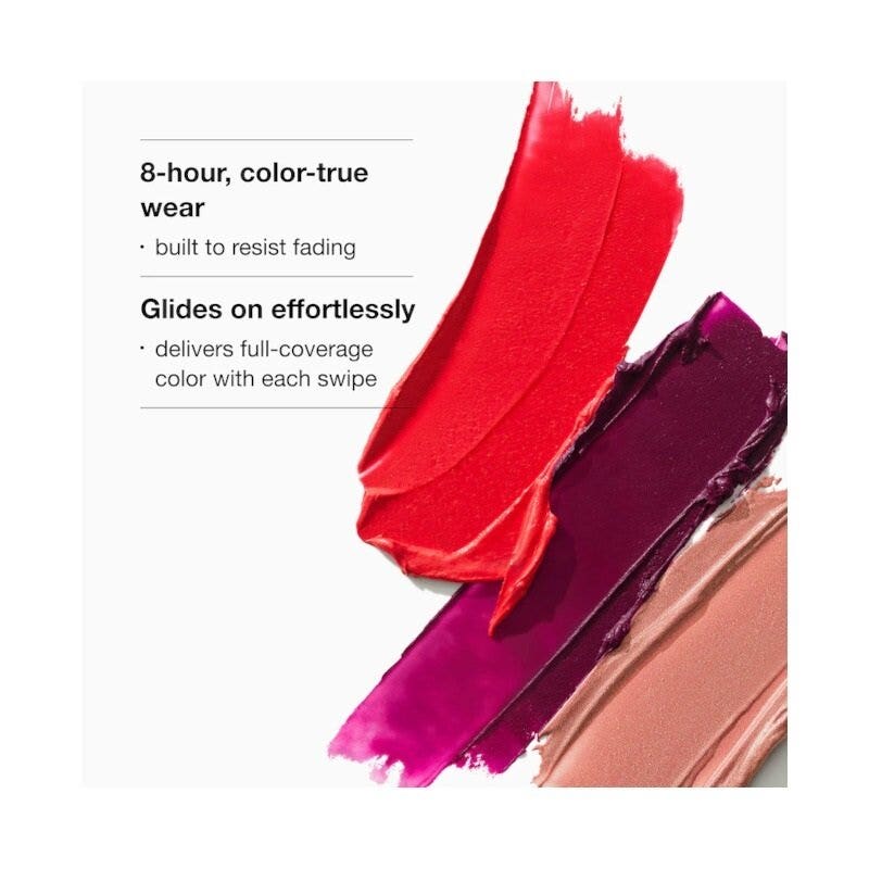 Clinique Pop Longwear Lipstick Rossetto Satin Poppy-6