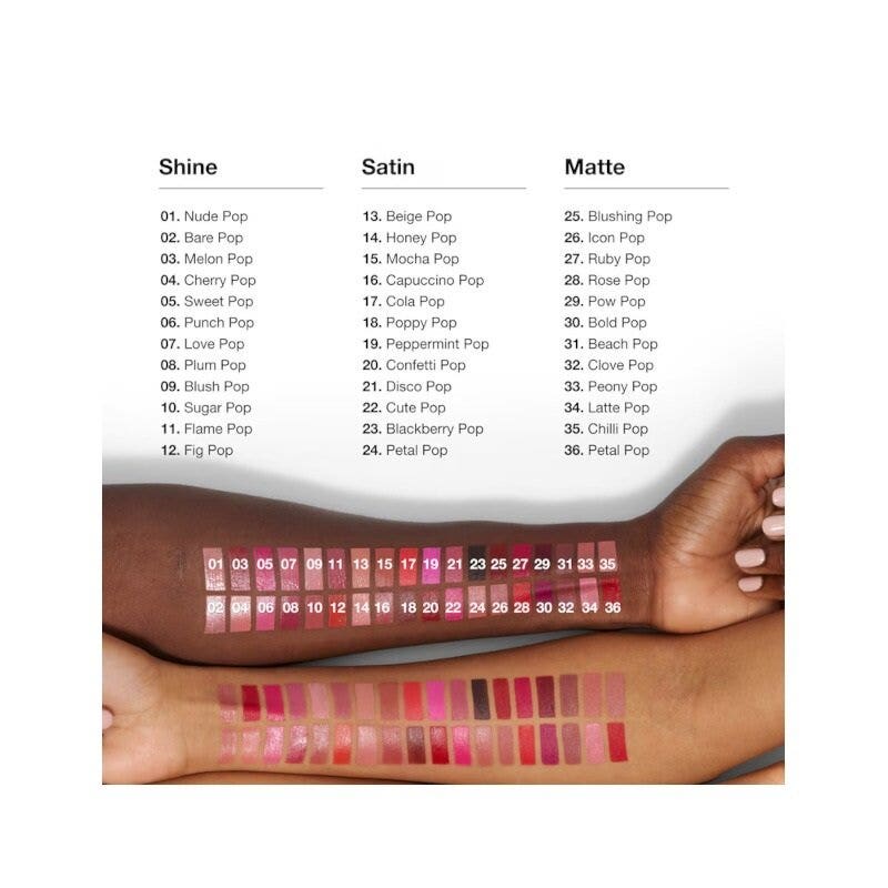 Clinique Pop Longwear Lipstick Rossetto Satin Blackberry-5